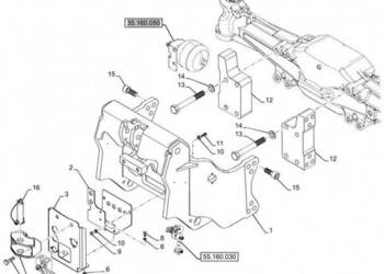 New Holland T6090 T6070 Wspornik 87685652