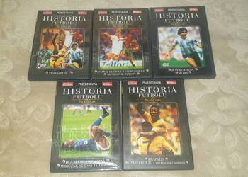 5 Płyt DVD (9 filmów) - HISTORIA FUTBOLU - w pudełkach