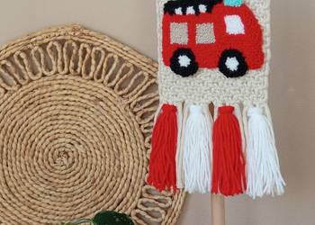 Makatka makrama straż pożarna Makatka makrama straż pożarna