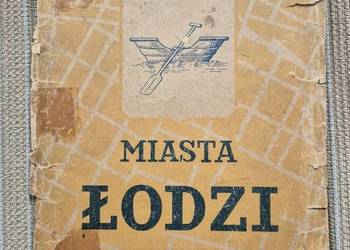 Mapa miasta Łódź 1956 r.