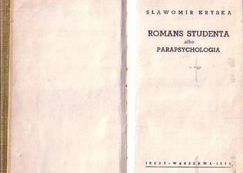 (9890) ROMANS STUDENTA ALBO PARAPSYCHOLOGIA – SŁAWOMIR KRYSK
