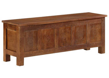 Skrzynia 110 x 30 x 40 cm lite drewno mango WM-328310