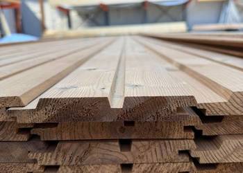 Deska elewacyjna drewniana thermo drewno sosna KL BC 20x140mm Profil 2RHOMB