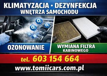 Klimatyzacja  - Ozonowanie  samochodów  - Dezynfekcja