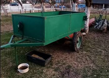 Przyczepa jednoosiowa metalowa