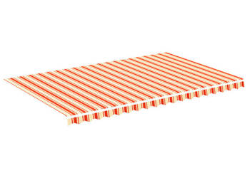 vidaXL Zapasowa tkanina na markizę, żółto-pomarańczowa, 5x3 m(SKU:312021)