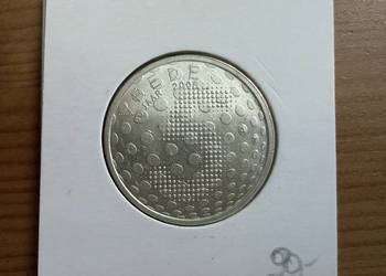 Zestaw Monet Euro Srebro Holandia x2