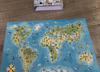 Puzzle mapa świata