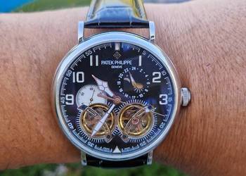 Zegarek Patek Philippe automat 2x Open Heart funkcja dzień/noc Wrocław