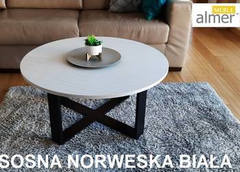 Ława K4 stolik okolicznościowy loft czarny biały wotan