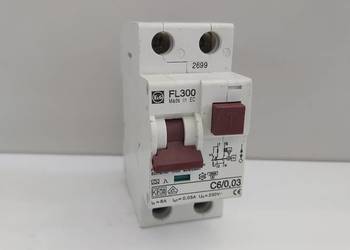Wyłącznik różnicowonadprądowy FL300 C6/0,03 30mA 1P+N
