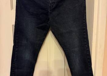 Jeansy męskie 32/32 Carry czarne z przetarciami bawełna ze streczem