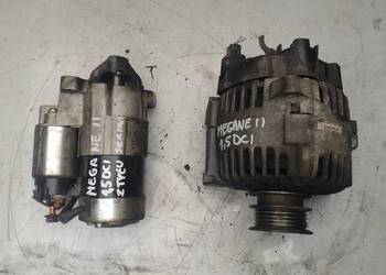 RENAULT MEGANE II ALTERNATOR ROZRUSZNIK Z TYŁU SILNIKA