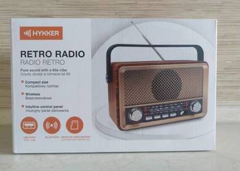 NAJTANIEJ Radio Retro Sieciowe Na usb Bezprzewodowe Akumulatorowe 2w1 Wysył