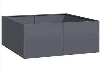 vidaXL Doniczka Antracyt 100x100x40 cm Stal(SKU:860817)