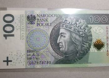 RZADKOŚĆ !!! 100 Złotych 2018 C. numer UNC