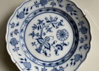 Talerz Meissen Misnia wzór cebulowy vintage