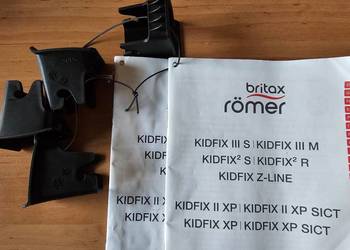 2x Prowadnice ISOFIX do fotelików samochodowych Britax Römer  KIDFIX