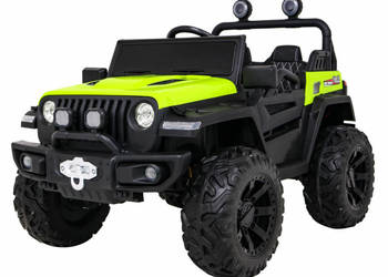 DUŻE auto terenowe 4x4 Master Of Terrain 12V zielone dla dzieci