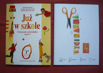 Już w szkole Ćwiczenia sześciolatka z wycinanką