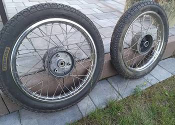 Koła koło felga opona rawka dętka rafka kompletne dwa Simson S51 S50 s53