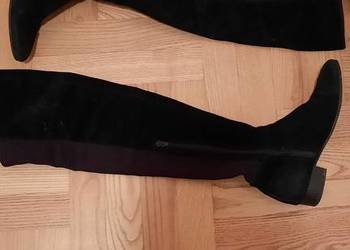 Kozaki zamszowe za kolana