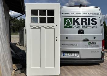 Drzwi zewnętrzne drewniane  Angielskie CAŁA POLSKA