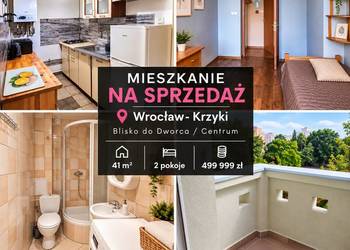 2pok, 41met, okolice Dworca Głównego BALKON/PARKING (Wrocław)
