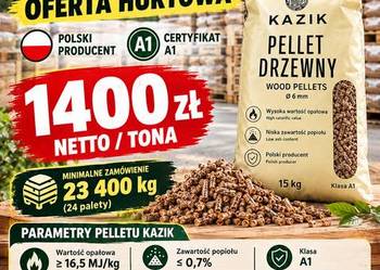 PELLET KAZIK 1400zł hurt