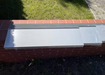 Parapety stalowe RAL 9006 7szt