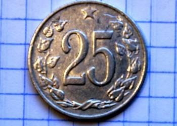 25 HALERZY 1962 ROK - CZECHOSŁOWACJA