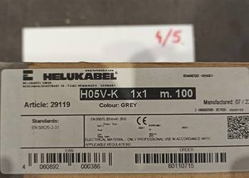 Przewód LgY/H07V-K 1x1 szary 450/750V