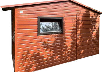 Schowek - domek ogrodowy 3,2x2 - drzwi - okno - jasny brąz ID