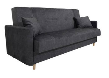 Wersalka Tapicerowana Czarna USZAK