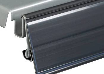 Listwa cenowa nakładana TE39, dł. 988mm, listwa cenowa czarna