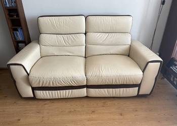 Sprzedam fotel BRW + sofa skórzana włoskiej Elite z funkcją relaks