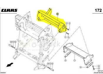 BLACHA BĘBNA NOŻOWEGO CLAAS 830  987404