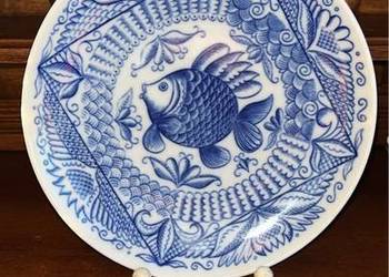 Talerz Łomonosow. Z rybką. Bardzo piękny