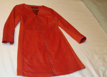 Sukienki skórzane czerwona i granatowa rozmiar 36/38