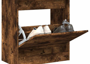 Szafka na buty przydymiony dąb 60x34x635 cm WM-839942