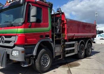 Mercedes 3341 bordmatic z dzwigiem wywrotka  6x6 Też Leasing