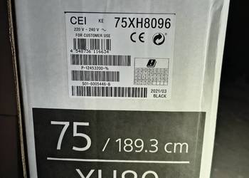 Telewizor LED Sony Brawia KE-75XH8096