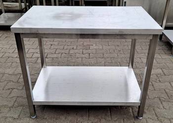 STÓŁ GASTRONOMICZNY Z PÓŁKĄ - CENTRALNY - 100/60/85 CM - M.1564.N