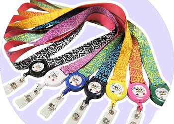 Smycz z wszytym skipassem smycze z nadrukiem