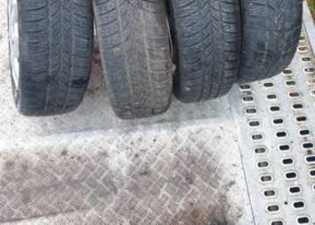 Felgi stalowe z oponami od mercedesa 205/55/16