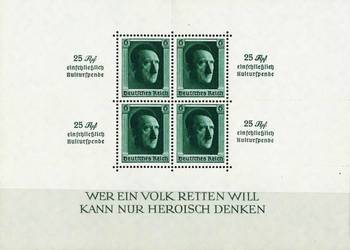 NIEMCY 1937 - BLOK 9 MNH**.GRATIS WYSYŁKA!