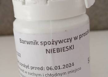 Barwnik spożywczy w proszku niebieski