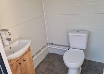 Kontener Wc Toaleta Kontener Sanitarny Kontener budowlany Toaleta Umywalka
