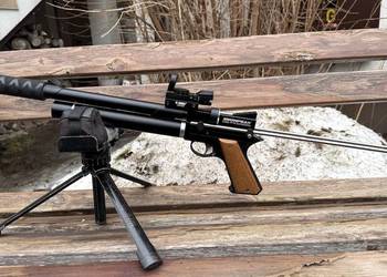 Karabinek / Wiatrówka Snowpeak PP750 Tuning Tłumik Kolimator  pcp