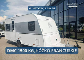 przyczepy kempingowe Knaus Sport 450 FU z łóżkiem francuskim, DMC 1500 KG …
